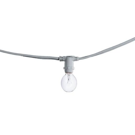 BULBRITE Outdoor/Indoor 25 ft. Plug-In G12 Bulb String Light with 10 Sockets-Bulbs included 810133